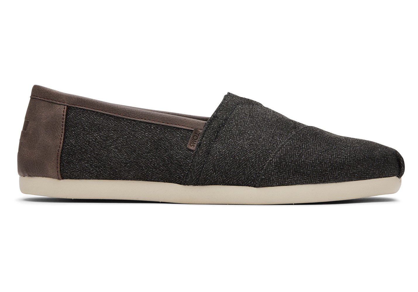 Toms Alpargata Synthetic Trim Espadrille Deep Grey - Mens - 36570-WNRT